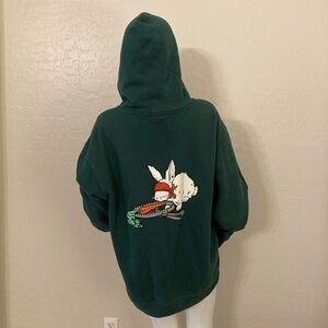 101 Apparel Bunny Trap Pullover Hoodie Hunter Green Large
